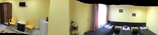 Однокомнатный номер с тремя односпальными (Эконом вариант)