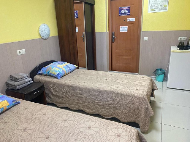 Однокомнатный номер с двумя односпальными кроватями (Эконом вариант)