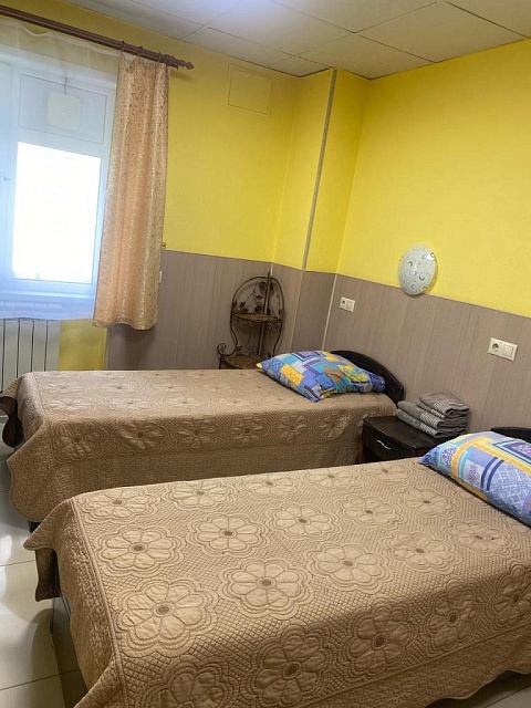 Однокомнатный номер с двумя односпальными кроватями (Эконом вариант)