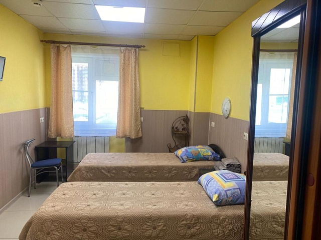 Однокомнатный номер с двумя односпальными кроватями (Эконом вариант)