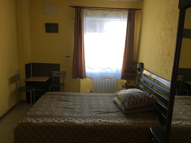 Однокомнатный номер с одной двуспальной кроватью (Эконом вариант)