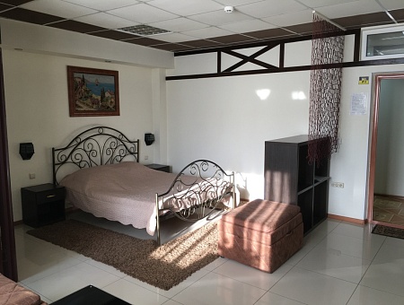 Однокомнатный номер с одной двуспальной кроватью (Полулюкс, повышенной комфортности)