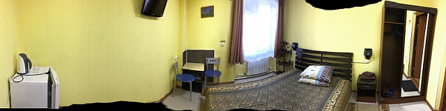 Однокомнатный номер с одной двуспальной кроватью (Эконом вариант)