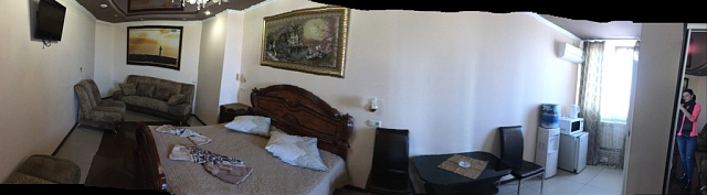 Однокомнатный номер с одной двуспальной кроватью (Полулюкс, повышенной комфортности)