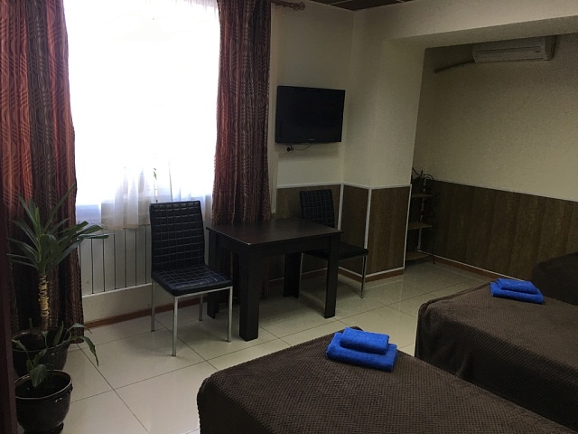 Однокомнатный номер с тремя односпальными кроватями (Стандартный трехместный номер)