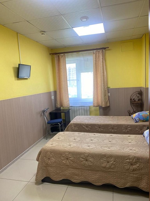 Однокомнатный номер с двумя односпальными кроватями (Эконом вариант)